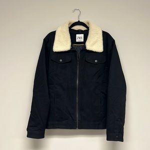 Zara Sherpa Collar Jacket Men’s